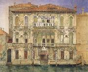 John wharlton bunney Palazzo Manzoni,on the Gradn Canal,Venice (mk46) oil on canvas